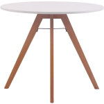 Clp - table basse nordique étagère ronde et cadre en bistrot et jambes en bois de hêtre 90 cm Clp - table basse nordique étagère ronde et cadre en bistrot et jambes en bois de hêtre 90 cm