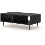 Bim furniture - table basse ravenna b 90x60 frais noir mat + pieds
