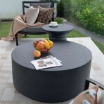 Elementi - rome table basse en b�ton minimaliste facile d'entretien 86 x 86 x 41 cm