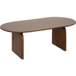 Table basse, table de salon en bois coloris marron - longueur 120 x profondeur 60 x hauteur 45 cm