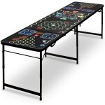 Table de beer pong campfeuer, table multi - jeux de fte pliante 6 en 1, table de jeu  boire, beer pong ...