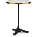 Table de bistrot blumfeldt style art nouveau - 57, 5 x 72 cm (xh) - table marbre - plateau rond en marbre ...