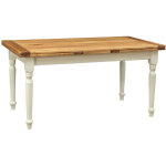 Biscottini - table en bois massif 160x90 table de cuisine de salle à manger table extensible table rectangulai ... Biscottini - table en bois massif 160x90 table de cuisine de salle à manger table extensible table rectangulai ...