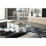 Table � caf� oceanside, table basse avec plateau relevable, table basse pour le salon, cm 100x50h45 / ...
