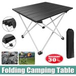 Tables de camping pliantes avec sac de transport jardin picnic bbq plage meubles de pche