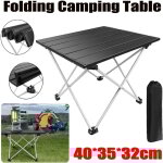 Tables de camping pliantes avec sac de transport portable jardin picnic bbq plage pche
