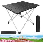 Table de camping pop - up avec dessus de table en aluminium, l�g�re, portable, pliable, pour l'ext�rieur, ...