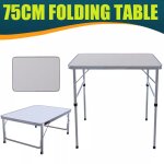 Table de camping portable table de jardin pliante camping r�glable en hauteur 33 / 70cm