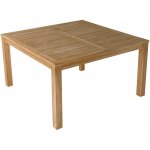 Happy garden - table carr�e 140cm en teck java
