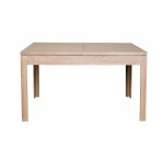 Hellin - table carre extensible en chne blanchi l140 / 200 - boston