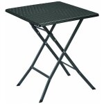 Table carrée noire 61x61xh73cm pliante camping jardin réceptions festivals evenements kz garden Table carrée noire 61x61xh73cm pliante camping jardin réceptions festivals evenements kz garden