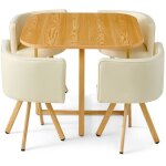 Table et chaises scandinaves oslo beige