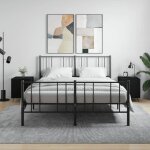 Tables de chevet 2 pcs noir 40x40x50 cm bois d'ing�nierie vidaxl