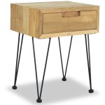 Table de chevet 40x30x50 cm teck vidaxl Table de chevet 40x30x50 cm teck vidaxl