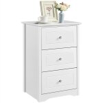 Table de chevet pour lit de chevet avec 3 tiroirs moderne table basse lat�rale pour canap� meuble porte ...