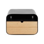 Drawer - table de chevet murale en m�tal - noir - theretra