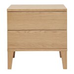 Table de chevet avec rangements 2 tiroirs scandinave bois clair chêne freddy Table de chevet avec rangements 2 tiroirs scandinave bois clair chêne freddy