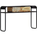 Table console 118 x 30 x 75 cm bois de r�cup�ration massif vidaxl