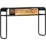 Bureau de conception vintage avec structure en fer et tiroir en bois diverses couleurs couleur : marron ... Bureau de conception vintage avec structure en fer et tiroir en bois diverses couleurs couleur : marron ...