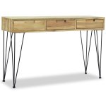 Table console 120x35x76 cm teck massif - vidaxl Table console 120x35x76 cm teck massif - vidaxl