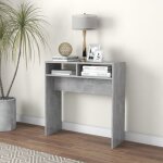 Maison chic - table console table d'entr�e bout de canap� gris b�ton 78x30x80 cm agglom�r� 51235