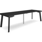 Skraut home - table console extensible, console meuble, 260, pour 12 personnes, pieds en bois, style ... Skraut home - table console extensible, console meuble, 260, pour 12 personnes, pieds en bois, style ...