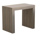 Webmarketpoint - table console extensible avec structure pliante, finition orme, 90x50 - 300 cm