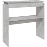 Table console gris b�ton 80x30x80