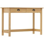 Table console hill range avec 2 tiroirs 110x45x74 cm pin solide