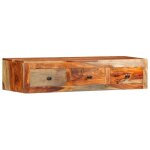 Table console murale 100x25x20 cm bois massif vidaxl