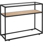 Table console style industriel 100 x 41 x 80, 5 cm