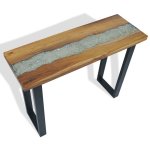 Table console teck 100 x 35 x 75 cm vidaxl Table console teck 100 x 35 x 75 cm vidaxl