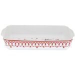 Table et cook - les confins plat rect. 37cm porcelaineh Table et cook - les confins plat rect. 37cm porcelaineh