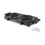 Table de cuisson �lectrique double orbegozo. puissance: 1000w + 1500w. 155 mm et 185 mm de diam�tre, ...