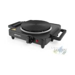 Table de cuisson lectrique orbegozo 1500w. 185 mm de diamtre. thermostat d'intensit rglable