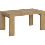 Table extensible 90x160 / 420 cm roxell quercia natura