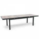 Table extensible en aluminium et c�ramique - tivoli