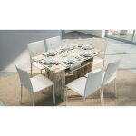 Table extensible lavanda, table  manger avec ouverture de livre, console polyvalente extensible, fabriqu ...
