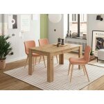 Dmora - table extensible midland, console extensible pour salle  manger, table de cuisine ouvrant avec ...