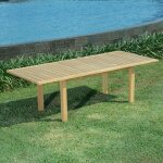 Teck'attitude - table extensible teck massif constantine 174 / 234 x100 cm Teck'attitude - table extensible teck massif constantine 174 / 234 x100 cm