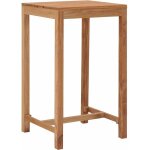 Table de bar de jardin 60x60x105 cm bois de teck solide vidaxl Table de bar de jardin 60x60x105 cm bois de teck solide vidaxl