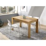 Table fixe dbagatt, table de salle � manger polyvalente, table rectangulaire pour la cuisine ou la salle ...
