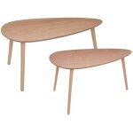 Atmosphera - tables gigognes mileo pin l88 98cm créateur d'intérieur Atmosphera - tables gigognes mileo pin l88 98cm créateur d'intérieur