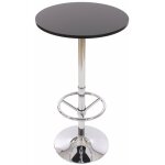 Décoshop26 - table haute de bar bistrot avec repose - pied 109 cm noir tab04003 Décoshop26 - table haute de bar bistrot avec repose - pied 109 cm noir tab04003