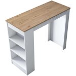Mobilier1 - table haute de cuisine avec tagres janey