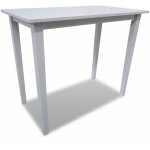 Table haute mange debout bar bistrot en bois blanc Table haute mange debout bar bistrot en bois blanc