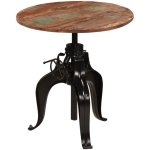 Helloshop26 - table haute mange debout bar bistrot bois de récupération massif 75 cm Helloshop26 - table haute mange debout bar bistrot bois de récupération massif 75 cm