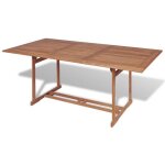 Vidaxl - table de jardin 180x90x75 cm bois de teck solide