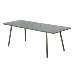 Table de jardin 8 - 10 places 200cm verte bergame