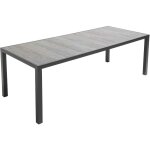 Oviala - table de jardin en aluminium et céramique 10 places effet béton - tivoli Oviala - table de jardin en aluminium et céramique 10 places effet béton - tivoli